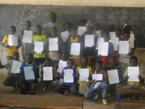 Photo de famille des eleves-correspondants pour Jules Lagneau (2)