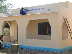 Fin des travaux du projet d'une nouvelle classe à Kalagué 20.12.2014 (3)