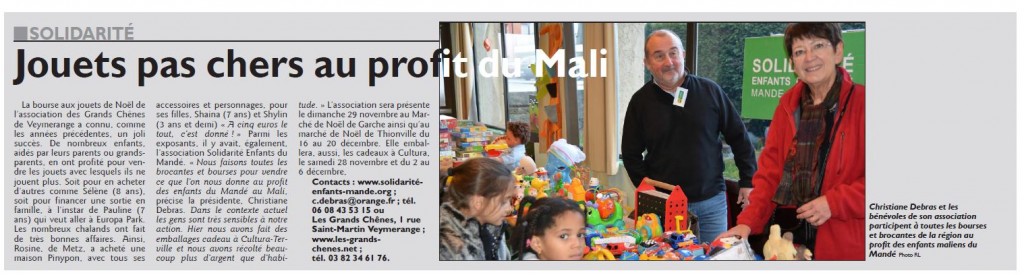 borse aux jouets 22 novembre