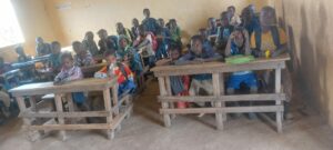 dans une salle de classe